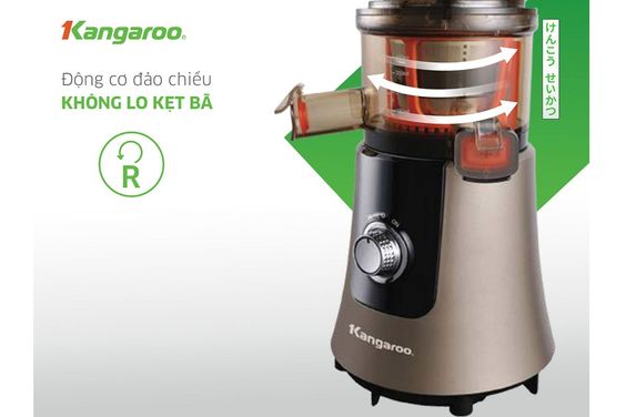Máy ép chậm Kangaroo KG200SJF hạn chế kẹt bã